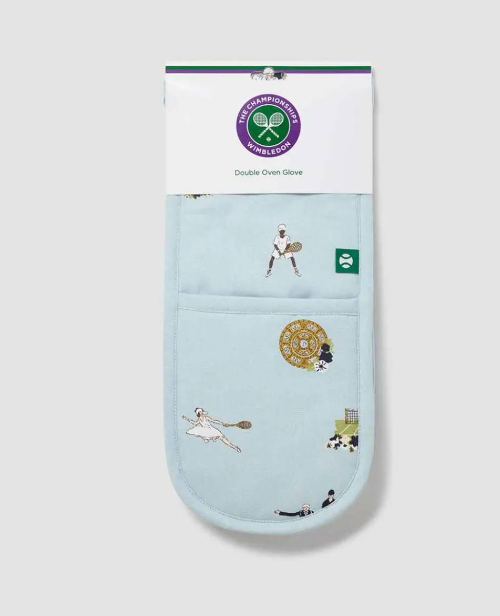 Wimbledon Kitchen*Double Oven Glove - Tennis In An English Garden