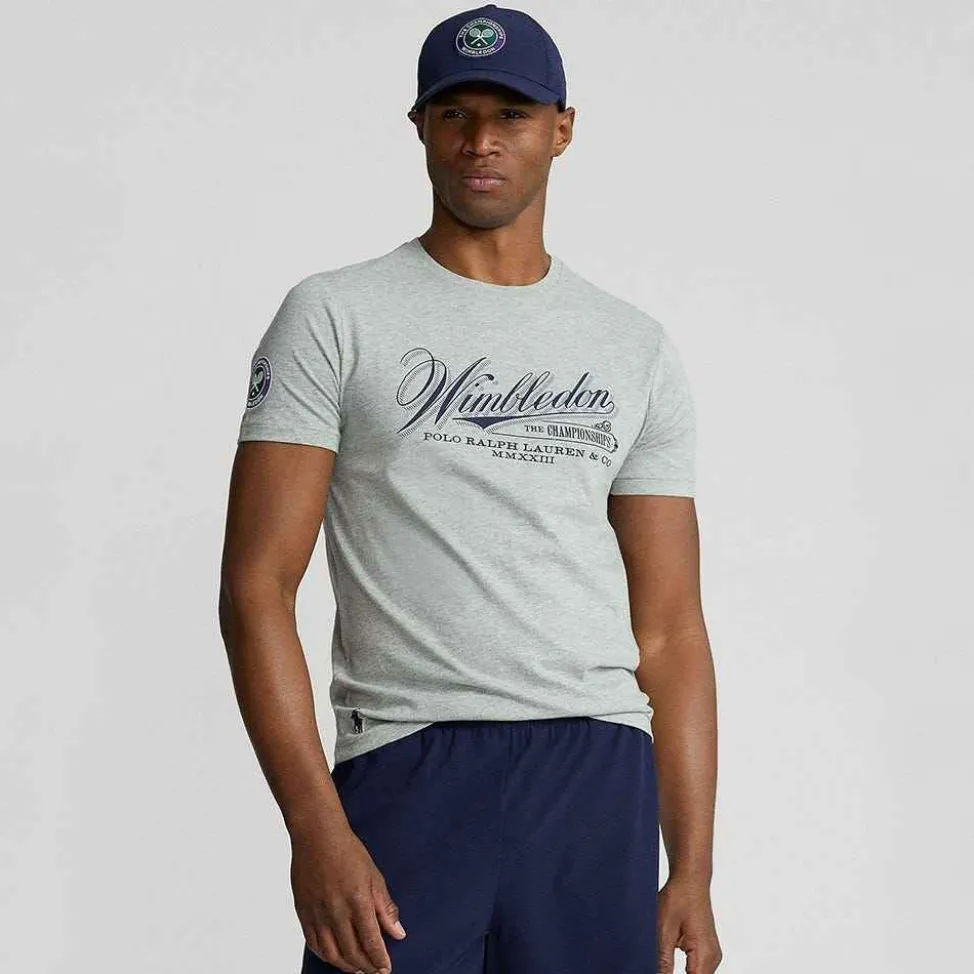 Ralph Lauren Polo Ralph Lauren*Polo Men's Custom Slim Fit T-Shirt - Grey