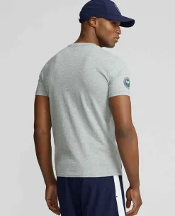 Ralph Lauren Polo Ralph Lauren*Polo Men's Custom Slim Fit T-Shirt - Grey