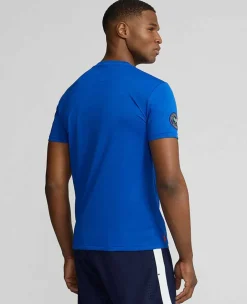 Ralph Lauren Polo Ralph Lauren*Polo Men's Custom Slim Fit T-Shirt - Blue