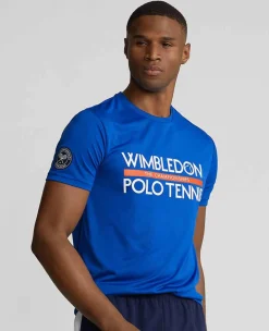 Ralph Lauren Polo Ralph Lauren*Polo Men's Custom Slim Fit T-Shirt - Blue