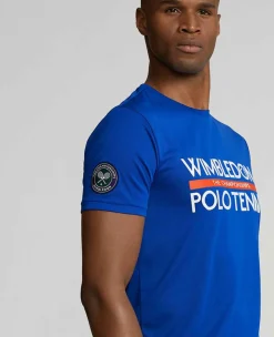 Ralph Lauren Polo Ralph Lauren*Polo Men's Custom Slim Fit T-Shirt - Blue