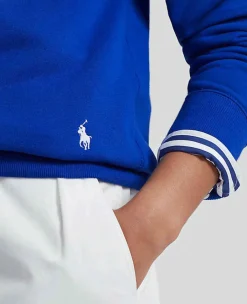 Ralph Lauren Polo Ralph Lauren*Polo Women's Graphic Fleece Sweatshirt - Blue