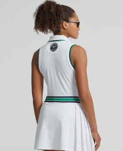 Ralph Lauren Polo Ralph Lauren*Polo Women's Sleeveless Polo Shirt - White