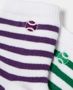 Wimbledon Socks*Socks Baby Two Pack Stripe