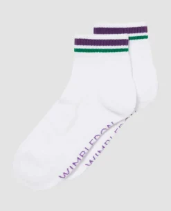 Wimbledon Socks*Socks Short Cuff Stripe