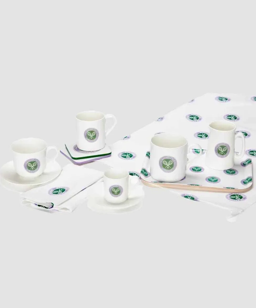 Wimbledon Tea & Coffee* Illustration Logo Printed Tea Tray