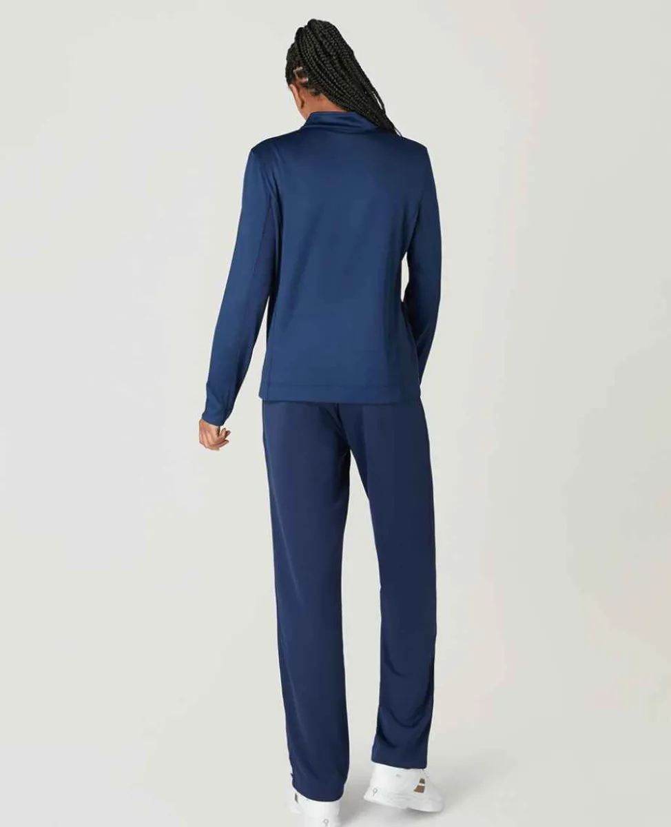 Wimbledon Sport*Womens Core Performance 1/4 Zip Training Top - Navy