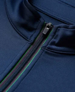Wimbledon Sport*Womens Core Performance 1/4 Zip Training Top - Navy