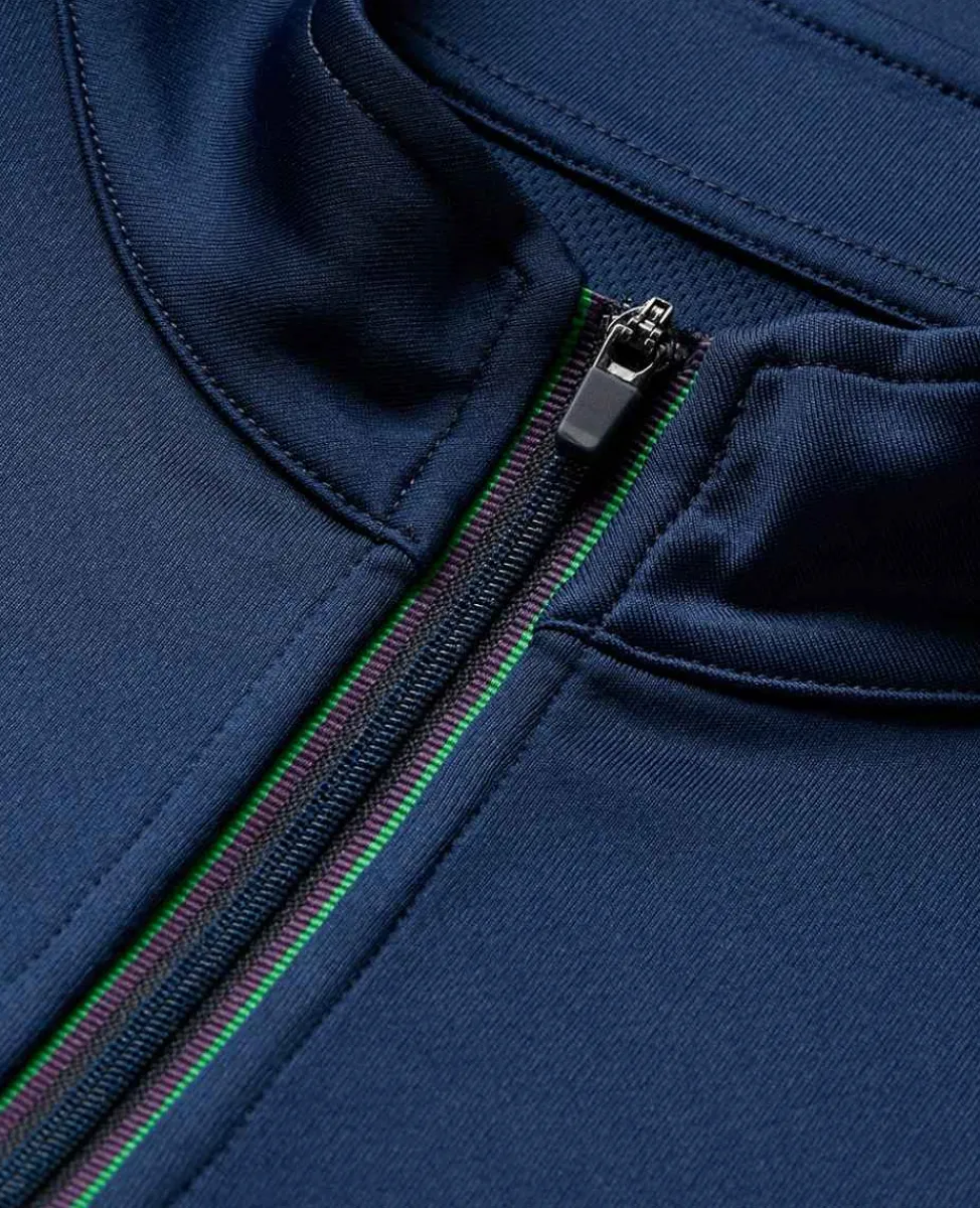 Wimbledon Sport*Womens Core Performance 1/4 Zip Training Top - Navy