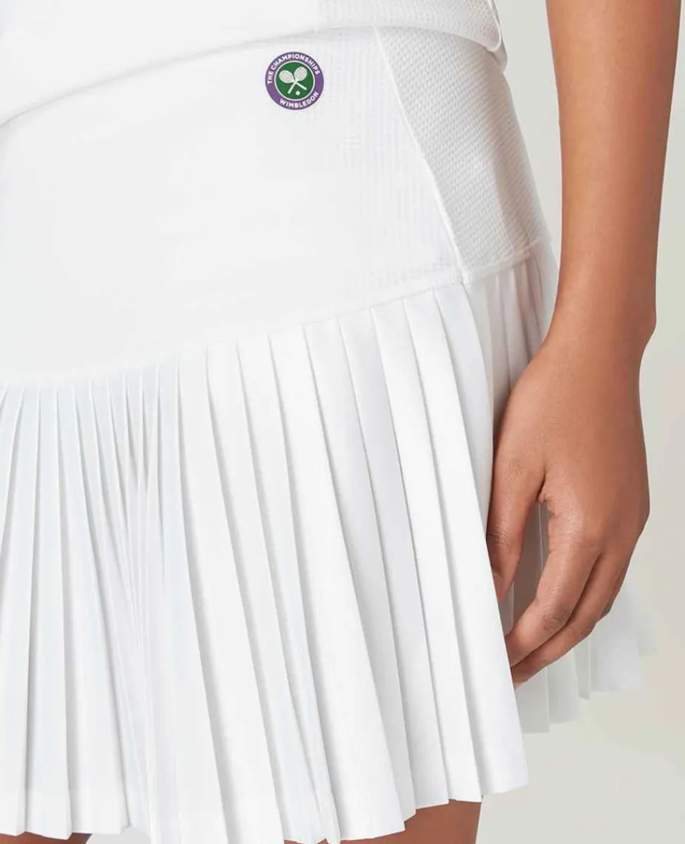 Wimbledon Bottoms*Womens Core Performance Skort - White